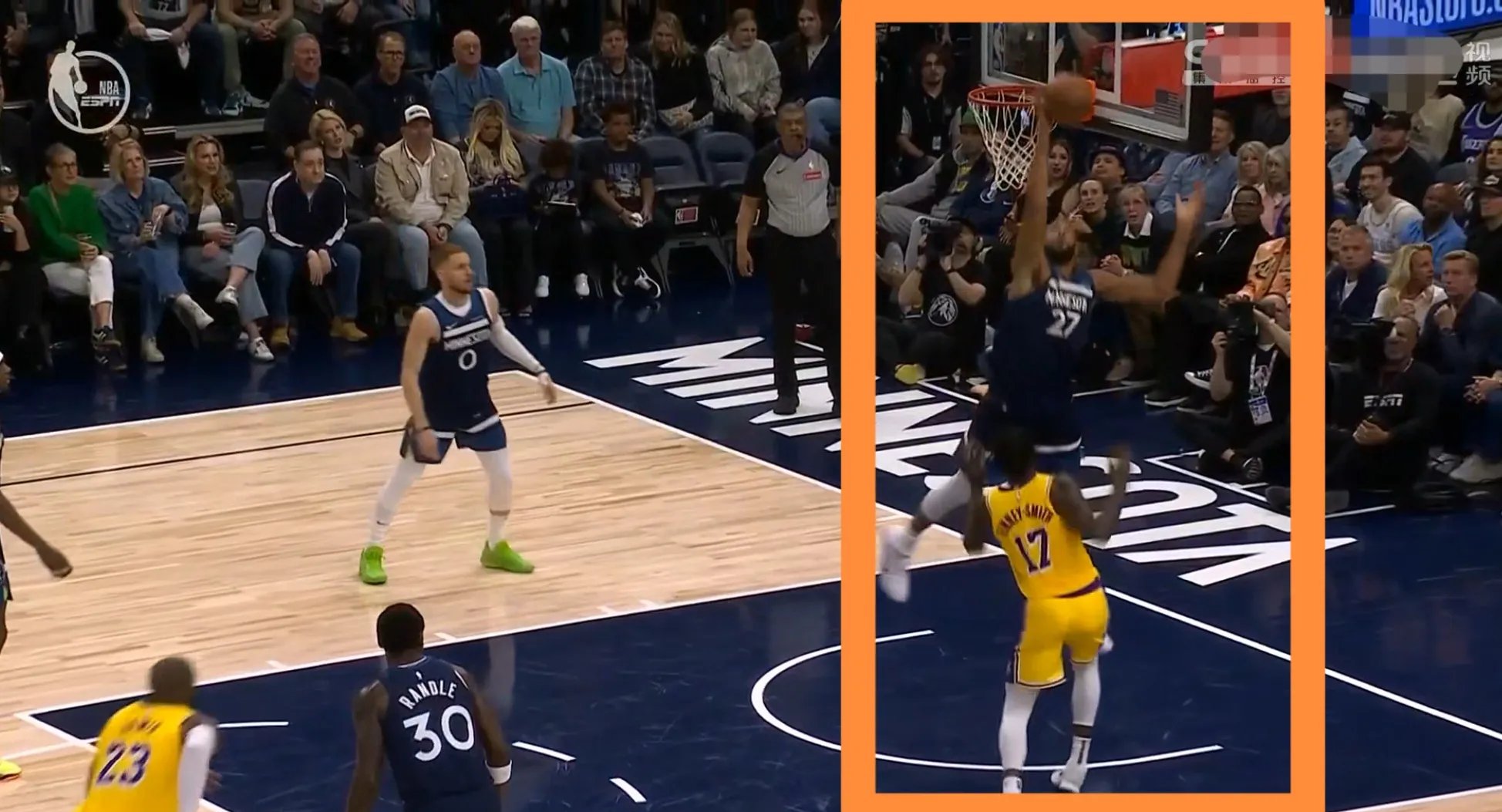 魔术险胜加拿大男篮,戈贝尔统治全场 魔术险胜加拿大男篮,戈贝尔统治全场